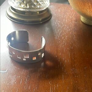 Silver Wearable Tech Bracelet